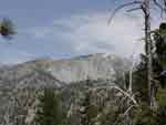 mt baldy snow remnants