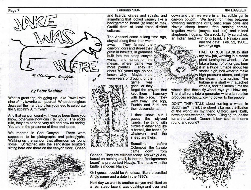 Jake Was Here, by Peter Rashkin